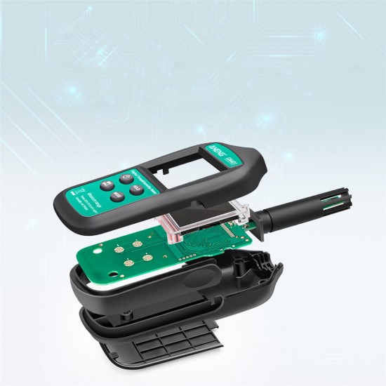 GN401 Mini Temperature Humidity Meter Handheld No Contact Precision Digital Air Thermometer Hygrometer Gauge Tester GN401 Mini Temperature Humidity Meter Handheld No Contact Precision Digital Air Thermometer Hygrometer Gauge Tester