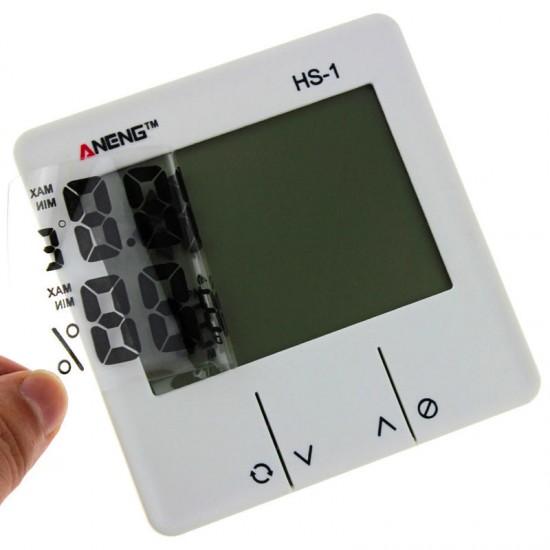 HS-1 Digital LCD Weather Station Thermometer Hygrometer Electronic Temperature Humidity Meter Alarm Clock Indoor HS-1 Digital LCD Weather Station Thermometer Hygrometer Electronic Temperature Humidity Meter Alarm Clock Indoor