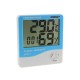 HTC-1 Indoor Room LCD Electronic Temperature Humidity Meter Digital Thermometer Hygrometer Weather Alarm Clock