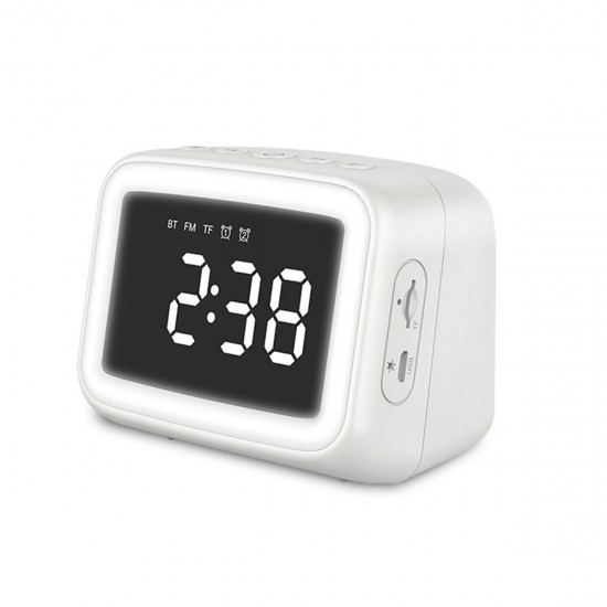 Digital Alarm Clock FM Radio Wireless bluetooth 5.0 LED Mirror With Speaker Digital Alarm Clock FM Radio Wireless bluetooth 5.0 LED Mirror With Speaker