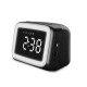 Digital Alarm Clock FM Radio Wireless bluetooth 5.0 LED Mirror With Speaker