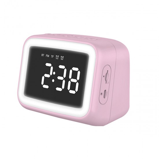Digital Alarm Clock FM Radio Wireless bluetooth 5.0 LED Mirror With Speaker Digital Alarm Clock FM Radio Wireless bluetooth 5.0 LED Mirror With Speaker