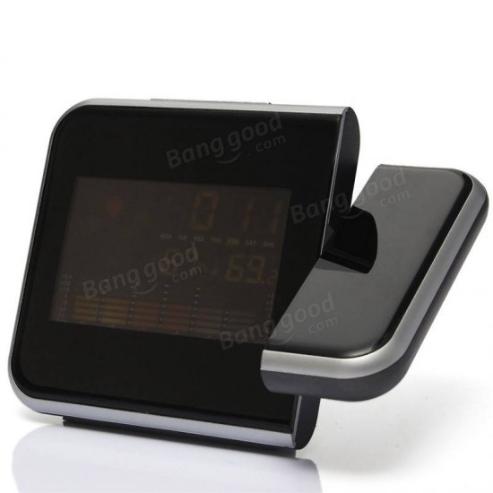 Digital Color LED Screen Alarm Time Laser Wall Projector Projection Calendar Humidity Date Max/Min Temperature Digital Color LED Screen Alarm Time Laser Wall Projector Projection Calendar Humidity Date Max/Min Temperature
