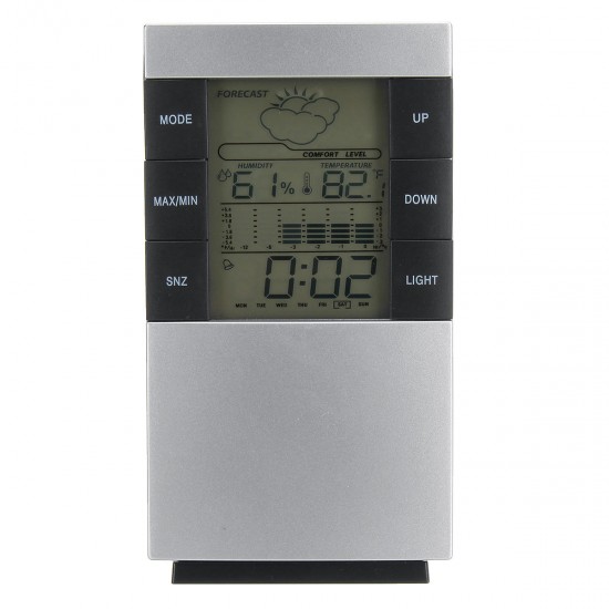 Digital LCD Alarm Hygrometer Thermometer Temperature Humidity Predictor Indoor Digital LCD Alarm Hygrometer Thermometer Temperature Humidity Predictor Indoor
