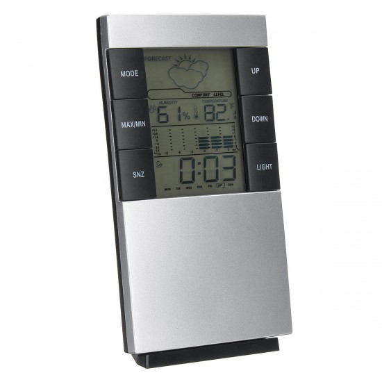 Digital LCD Alarm Hygrometer Thermometer Temperature Humidity Predictor Indoor Digital LCD Alarm Hygrometer Thermometer Temperature Humidity Predictor Indoor
