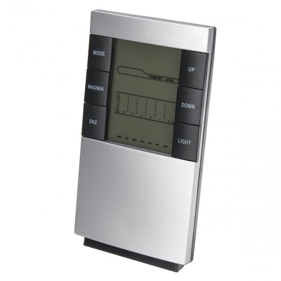 Digital LCD Alarm Hygrometer Thermometer Temperature Humidity Predictor Indoor Digital LCD Alarm Hygrometer Thermometer Temperature Humidity Predictor Indoor