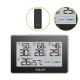 Digital LCD Wireless Weather Station Sensor With 3 Thermometer Outdoor Indoor