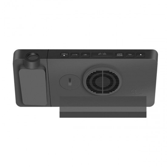 Digital LED Alarm Clock Time Projection Snooze FM Radio Adjustable Brightness Digital LED Alarm Clock Time Projection Snooze FM Radio Adjustable Brightness