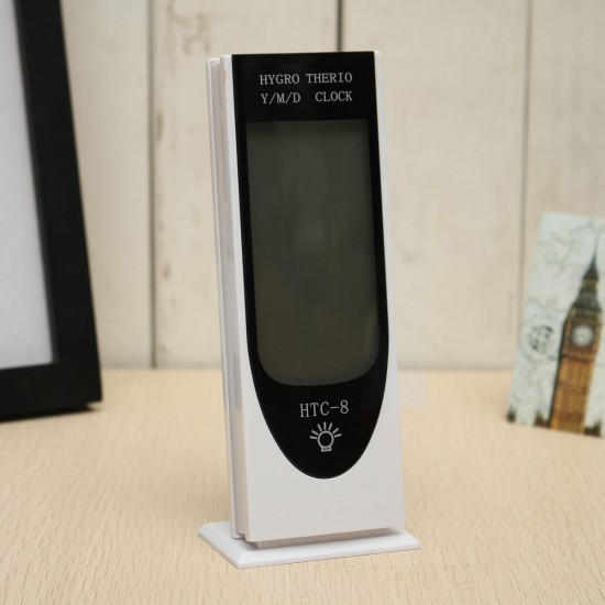 Digital Large LCD Alarm Clock Thermometer Calendar Hygrometer with Night Light Digital Large LCD Alarm Clock Thermometer Calendar Hygrometer with Night Light