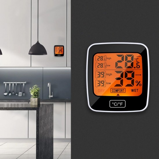 Digital Temperature Humidity Meter Thermo-hygrometer °C/°F Thermometer Hygrometer Digital Temperature Humidity Meter Thermo-hygrometer °C/°F Thermometer Hygrometer