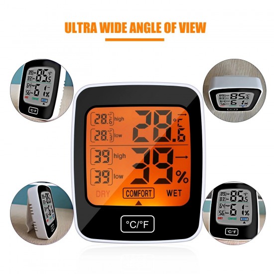 Digital Temperature Humidity Meter Thermo-hygrometer °C/°F Thermometer Hygrometer Digital Temperature Humidity Meter Thermo-hygrometer °C/°F Thermometer Hygrometer