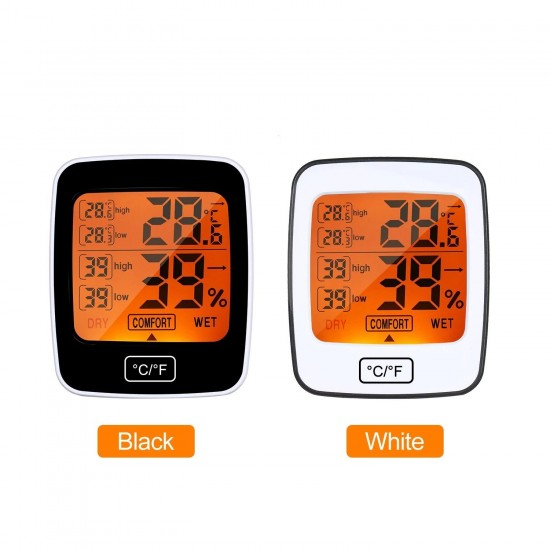 Digital Temperature Humidity Meter Thermo-hygrometer °C/°F Thermometer Hygrometer