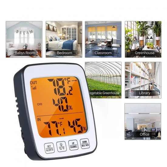 Digital Temperature & Humidity Meter Thermo-hygrometer °C/°F Thermometer Hygrometer Digital Temperature & Humidity Meter Thermo-hygrometer °C/°F Thermometer Hygrometer