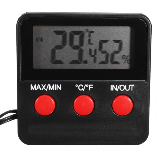 Digital Thermometer Hygrometer Humidity Meter Probe for Egg Incubator Pet Digital Thermometer Hygrometer Humidity Meter Probe for Egg Incubator Pet