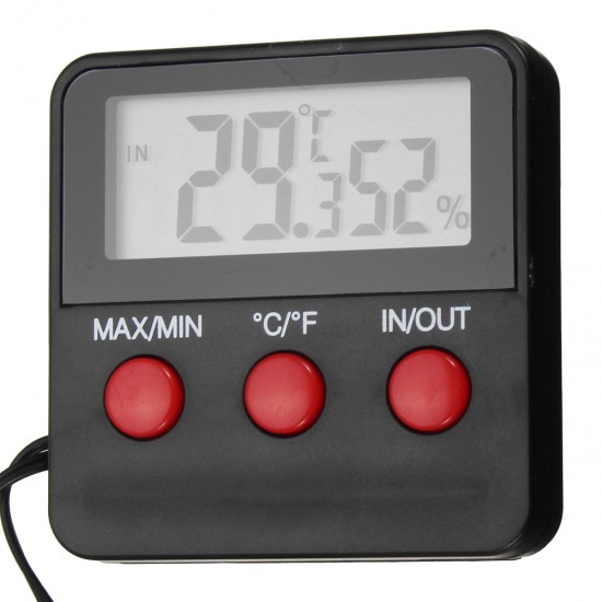 Digital Thermometer Hygrometer Humidity Meter Probe for Egg Incubator Pet Digital Thermometer Hygrometer Humidity Meter Probe for Egg Incubator Pet