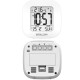 Display LCD Digital Thermometer Alarm Snooze Clock Time Calendar Temperature Date