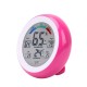 2pcs Green+Rose Multifunctional Digital Thermometer Hygrometer Temperature Humidity Meter Touch Screen Multicolor Min Value Trend Display °°Big Clearance