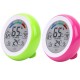 2pcs Green+Rose Multifunctional Digital Thermometer Hygrometer Temperature Humidity Meter Touch Screen Multicolor Min Value Trend Display °°Big Clearance