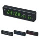 Electronic LED Digital Thermometer Hygrometer Temperature Humidity Display Wall Clock Electronic LED Digital Thermometer Hygrometer Temperature Humidity Display Wall Clock