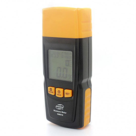 GM610 Digital LCD Display Wood Moisture Meter Gauge Humidity Tester Timber Damp Detector Hygrometer GM610 Digital LCD Display Wood Moisture Meter Gauge Humidity Tester Timber Damp Detector Hygrometer