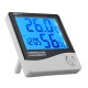 Indoor Digital Thermo-hygrometer LCD Temperature Humidity Weather Alarm Clock