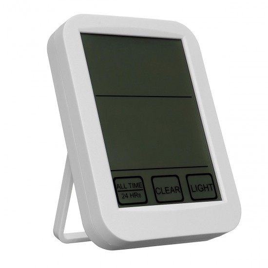 LCD Digital Touch Screen Indoor Thermometer Hygrometer Temp Humidity Meter Light LCD Digital Touch Screen Indoor Thermometer Hygrometer Temp Humidity Meter Light