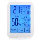 LCD Digital Touch Screen Indoor Thermometer Hygrometer Temp Humidity Meter Light LCD Digital Touch Screen Indoor Thermometer Hygrometer Temp Humidity Meter Light
