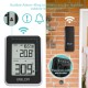 LCD Display Digital Wireless Indoor Outdoor Humidity Temperature Thermometer