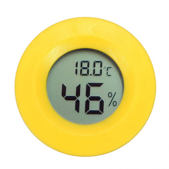 Mini Digital LCD Temperature Humidity Meter Thermometer Hygrometer Round Mini Digital LCD Temperature Humidity Meter Thermometer Hygrometer Round