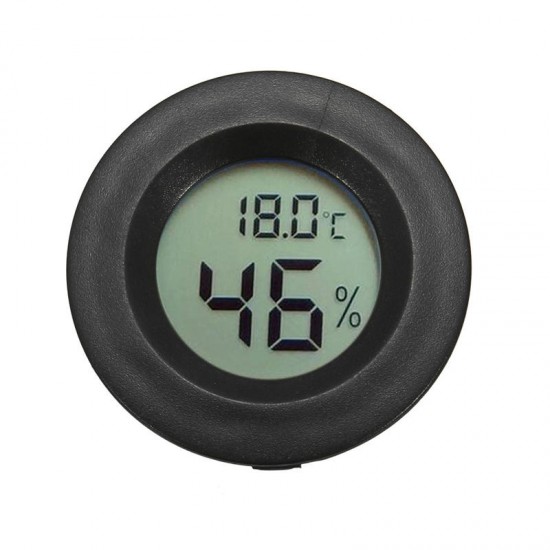 Mini Digital LCD Temperature Humidity Meter Thermometer Hygrometer Round Mini Digital LCD Temperature Humidity Meter Thermometer Hygrometer Round