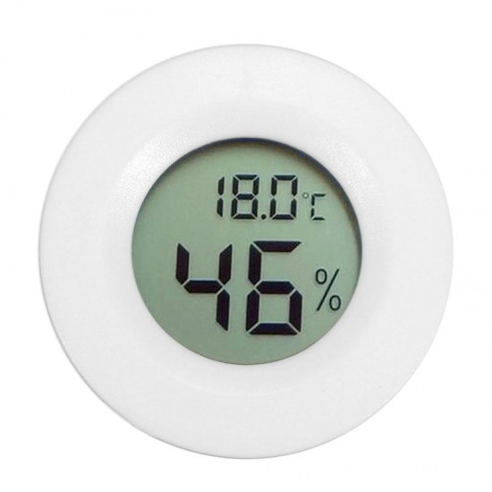 Mini Digital LCD Temperature Humidity Meter Thermometer Hygrometer Round Mini Digital LCD Temperature Humidity Meter Thermometer Hygrometer Round