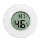 Mini Digital LCD Temperature Humidity Meter Thermometer Hygrometer Round