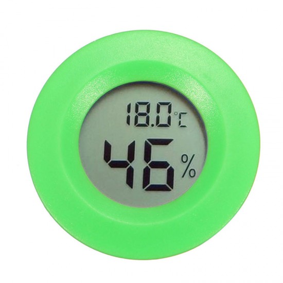 Mini Digital LCD Temperature Humidity Meter Thermometer Hygrometer Round Mini Digital LCD Temperature Humidity Meter Thermometer Hygrometer Round