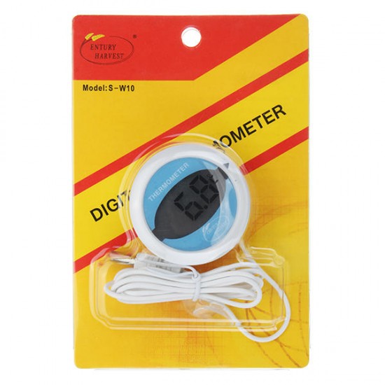 S-W10 Freezer Thermometer LCD Temperature Sensor with 1.2M Cable S-W10 Freezer Thermometer LCD Temperature Sensor with 1.2M Cable