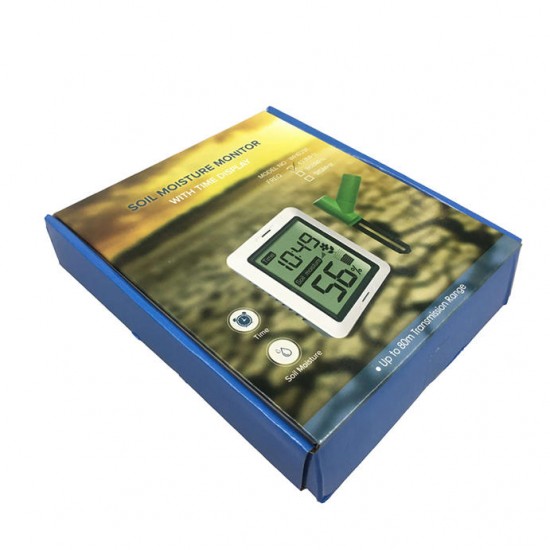 Soil Moisture Monitor Wireless Battery Powered, Wireless Soil Moisture with Display Soil Moisture Monitor Wireless Battery Powered, Wireless Soil Moisture with Display