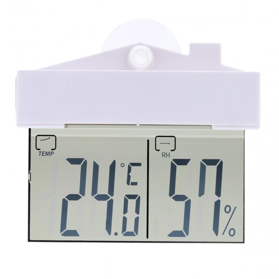 TS - H220 Mini LCD Display Digital Thermometer For indoor Outdoor Use Sucker Wall Hanging Temperature Hygrometer TS - H220 Mini LCD Display Digital Thermometer For indoor Outdoor Use Sucker Wall Hanging Temperature Hygrometer