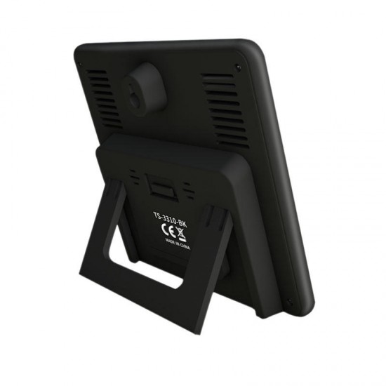TS-3310-BK Full Touch Screen Wireless Weather Station Multi-function Color Screen Indoor and Outdoor Temperature Humidity Meter Clock Weather Forecast Station TS-3310-BK Full Touch Screen Wireless Weather Station Multi-function Color Screen Indoor and Outdoor Temperature Humidity Meter Clock Weather Forecast Station