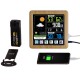 TS-3310-WG Full Touch Screen Wireless Weather Station Multi-function Color Screen Indoor and Outdoor Temperature Humidity Meter Clock Weather Forecast Station TS-3310-WG Full Touch Screen Wireless Weather Station Multi-function Color Screen Indoor and Outdoor Temperature Humidity Meter Clock Weather Forecast Station