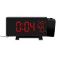 TS-5210 Thermometer Hygrometer Digital Clock 3 Color Projection LED Switch Display Time Clock Temperature Humidity FM Radio