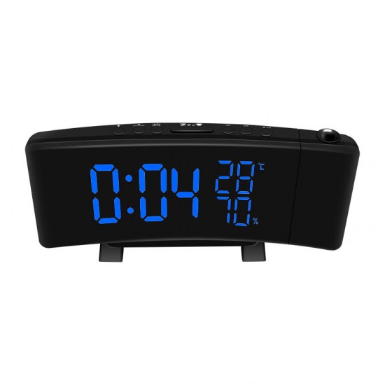 TS-5210 Thermometer Hygrometer Digital Clock 3 Color Projection LED Switch Display Time Clock Temperature Humidity FM Radio TS-5210 Thermometer Hygrometer Digital Clock 3 Color Projection LED Switch Display Time Clock Temperature Humidity FM Radio