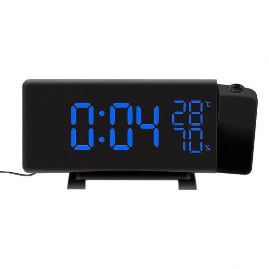 TS-5210 Thermometer Hygrometer Digital Clock 3 Color Projection LED Switch Display Time Clock Temperature Humidity FM Radio TS-5210 Thermometer Hygrometer Digital Clock 3 Color Projection LED Switch Display Time Clock Temperature Humidity FM Radio