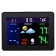 TS-71 Indoor Outdoor Temperature Monitor Digital Weather Station DCF77 RCC Thermometer RH% Barometric Pressure with 2 Wireless Sensor