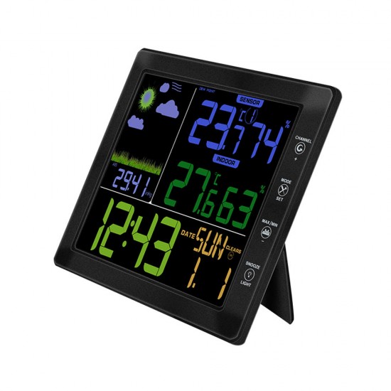 TS-8210 Digital LCD Wireless Professional Weather Station Temperature Tester Thermometer Humidity Monitor TS-8210 Digital LCD Wireless Professional Weather Station Temperature Tester Thermometer Humidity Monitor