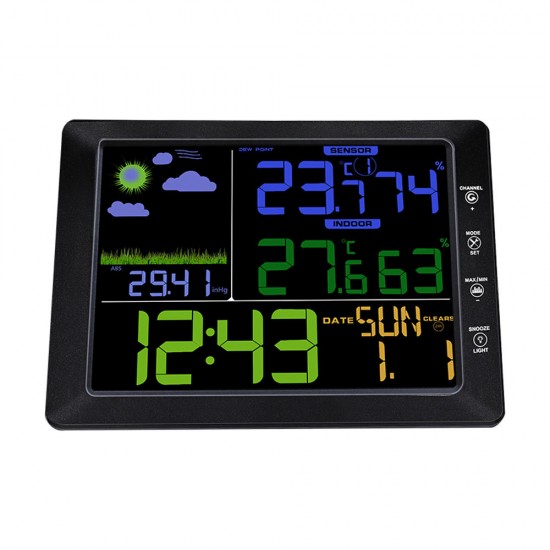 TS-8210 Digital LCD Wireless Professional Weather Station Temperature Tester Thermometer Humidity Monitor
