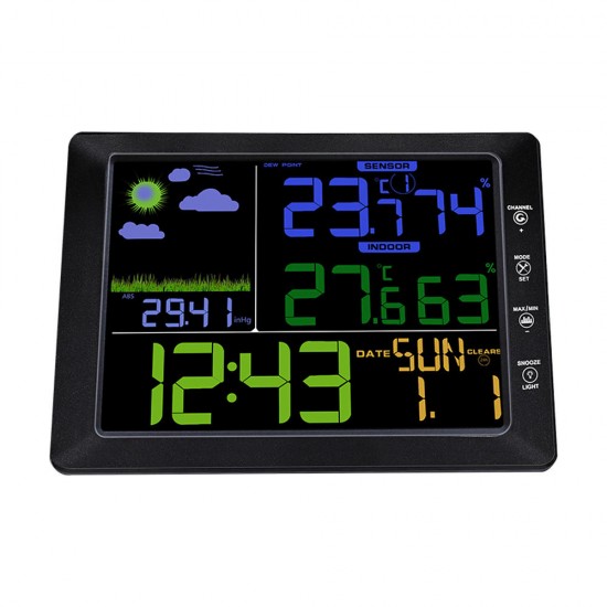 TS-8210 Digital LCD Wireless Professional Weather Station Temperature Tester Thermometer Humidity Monitor TS-8210 Digital LCD Wireless Professional Weather Station Temperature Tester Thermometer Humidity Monitor