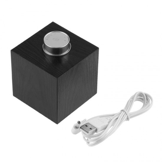 TS-T13 Wooden Grain LED Knob Digital Electronic Creative Thermometer Hygrometer USB Charging Temperature and Humidity Measure TS-T13 Wooden Grain LED Knob Digital Electronic Creative Thermometer Hygrometer USB Charging Temperature and Humidity Measure