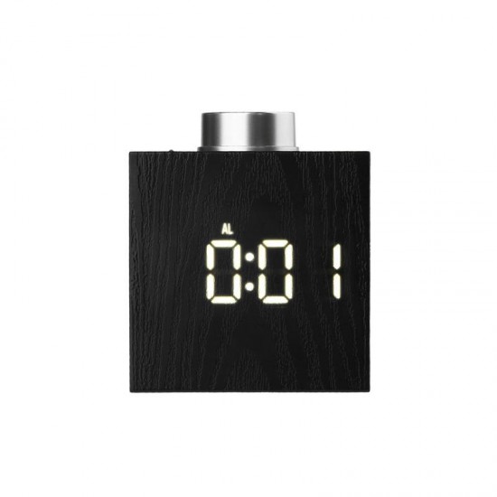 TS-T13 Wooden Grain LED Knob Digital Electronic Creative Thermometer Hygrometer USB Charging Temperature and Humidity Measure TS-T13 Wooden Grain LED Knob Digital Electronic Creative Thermometer Hygrometer USB Charging Temperature and Humidity Measure