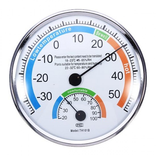 Thermometer Hygrometer Weather Meter for Indoor Outdoor Offices Laboratory Thermometer Hygrometer Weather Meter for Indoor Outdoor Offices Laboratory