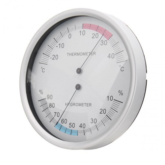 Two In One Wall Hanging Barometer Weather Thermometer Hygrometer Home 132mm Two In One Wall Hanging Barometer Weather Thermometer Hygrometer Home 132mm