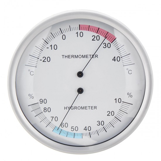 Two In One Wall Hanging Barometer Weather Thermometer Hygrometer Home 132mm Two In One Wall Hanging Barometer Weather Thermometer Hygrometer Home 132mm